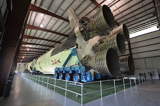 rocket located in hangar