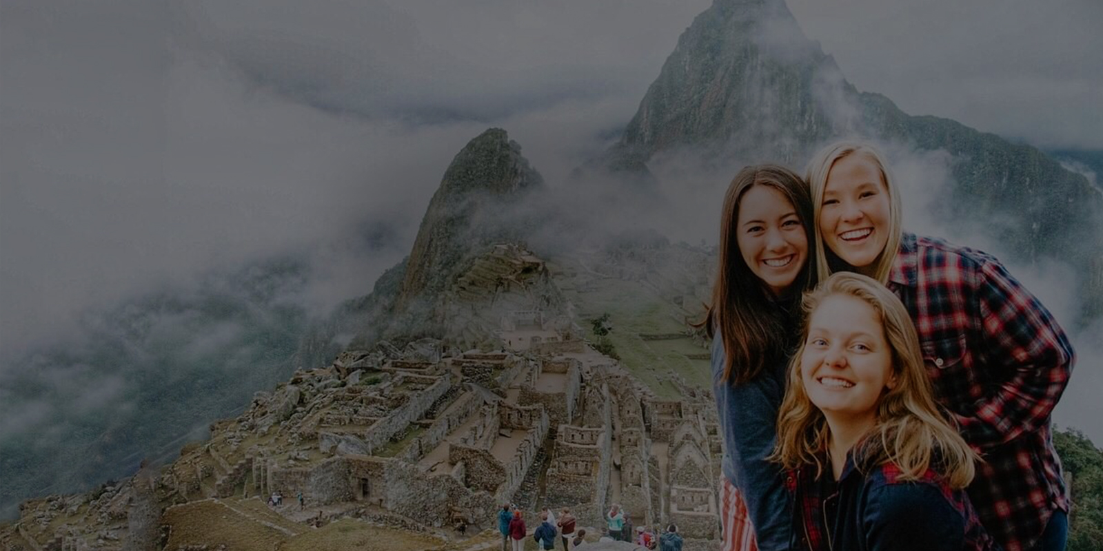 Students at Machu Picchu