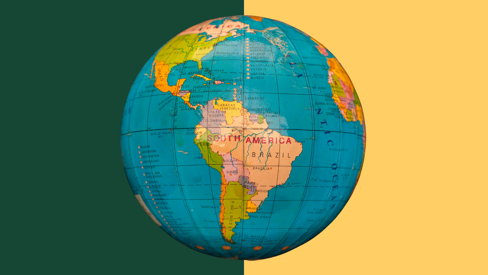 Latin America Globe