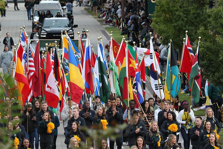 flags at HC