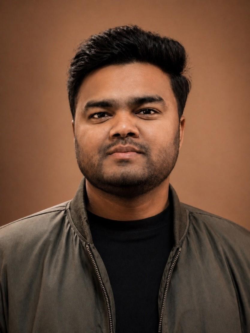 Headshot of a male student from Bangladesh