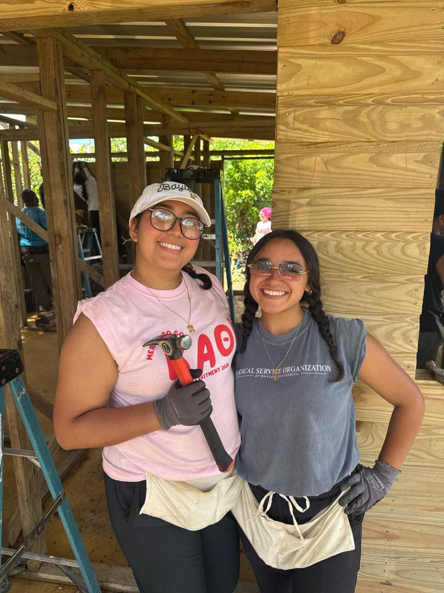 DR Fellows working on house.